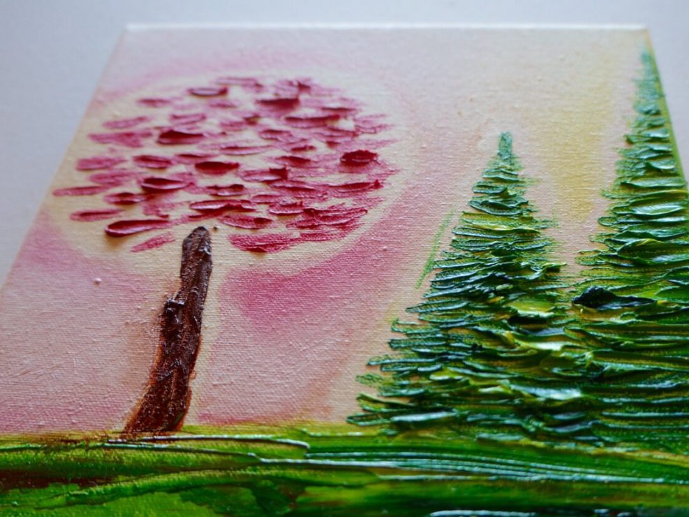 Red & green landscape